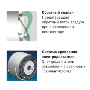 Вентилятор накладной Soler & Palau Silent 100 CHZ ECOWATT (таймер, датчик влажности)